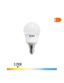 Bombilla esferica led e14 8,5 w 880 lm 3000 k luz calida ø4,5 x 8,8 cm