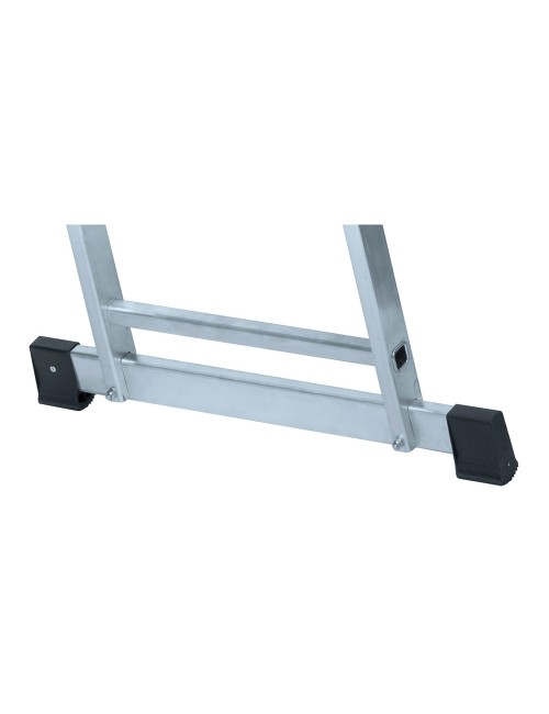 Escalera transformable de aluminio 2 x 9 peldaños