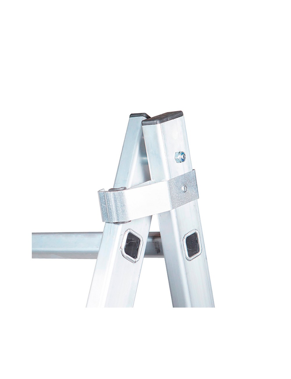 Escalera transformable de aluminio 2 x 9 peldaños