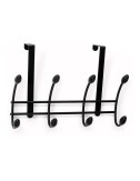 Colgador sobrepuerta negro (blister), 208 x 306 x 109 mm