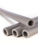 Coquilla polietileno 1 m gris espesor 10 mm, interior ø18 mm