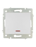 Conmutador/interruptor luminoso 10ax 250v serie europa solera erp02ilqc