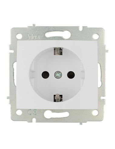 Base bipolar con t/tl 16a 250v con obturador serie europa solera erp60