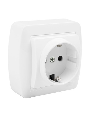 Base bipolar con t/tl superficie mural 74 x 72 x 28 mm