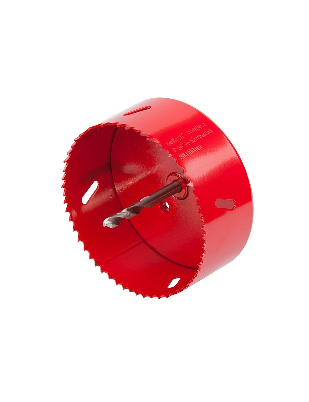 Sierra de corona bimetal completo con adaptador y broca piloto ø100 mm