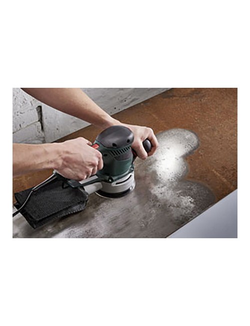 Hojas de lijar adhesivas de corindón perforadas, ø125 mm, grano 40, pack 5 uds