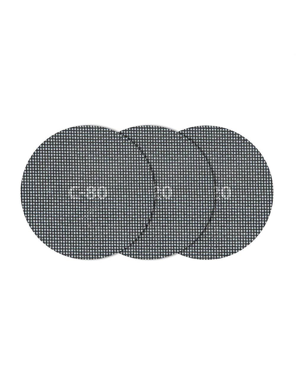 Tejidos de rejilla adherentes carburo de silicio ø125 mm, grano 80/120/220, pack 5 uds