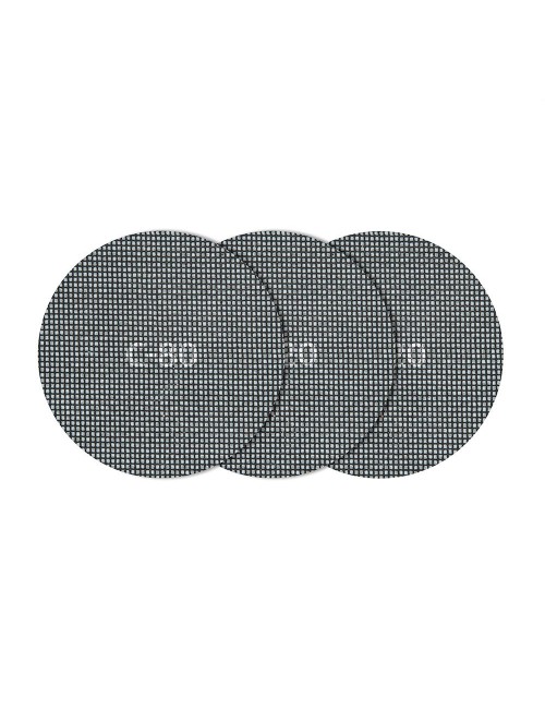 Tejidos de rejilla adherentes carburo de silicio ø125 mm, grano 80/120/220, pack 5 uds