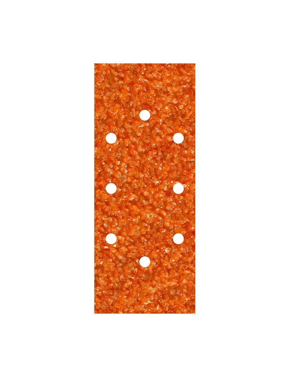 Hojas de lijar de corindón perforadas oval, 93 x 230 mm, grano 40, pack 5 uds