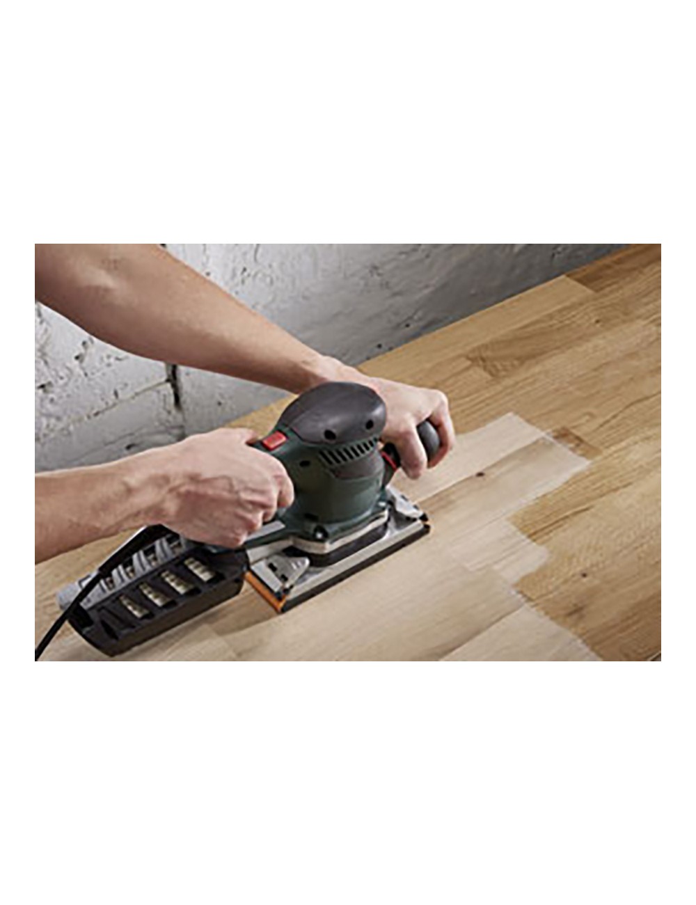 Hojas de lijar de corindón perforadas oval, 93 x 230 mm, grano 40, pack 5 uds