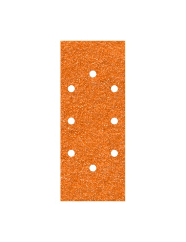Hojas de lijar de corindón perforadas oval, 93 x 230 mm, grano 120, pack 5 uds