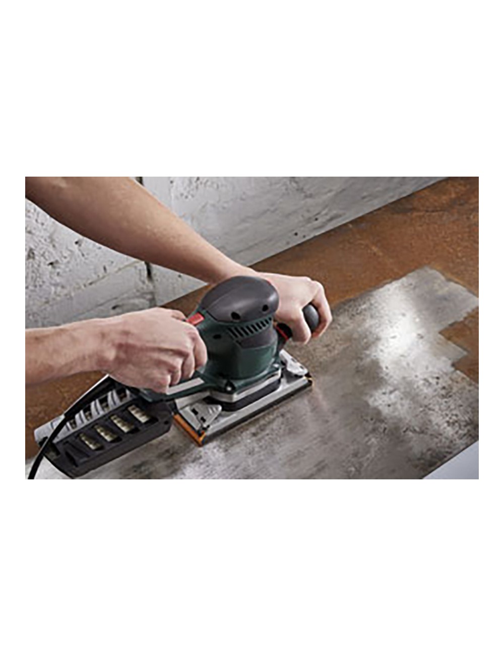 Hojas de lijar de corindón sin perforación, 93 x 230 mm, grano 120, pack 8 uds