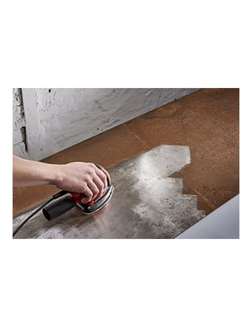 Hojas de lijar adhesivas de corindón perforadas, 96 x 136 mm, grano 80/120/240, pack 10 uds