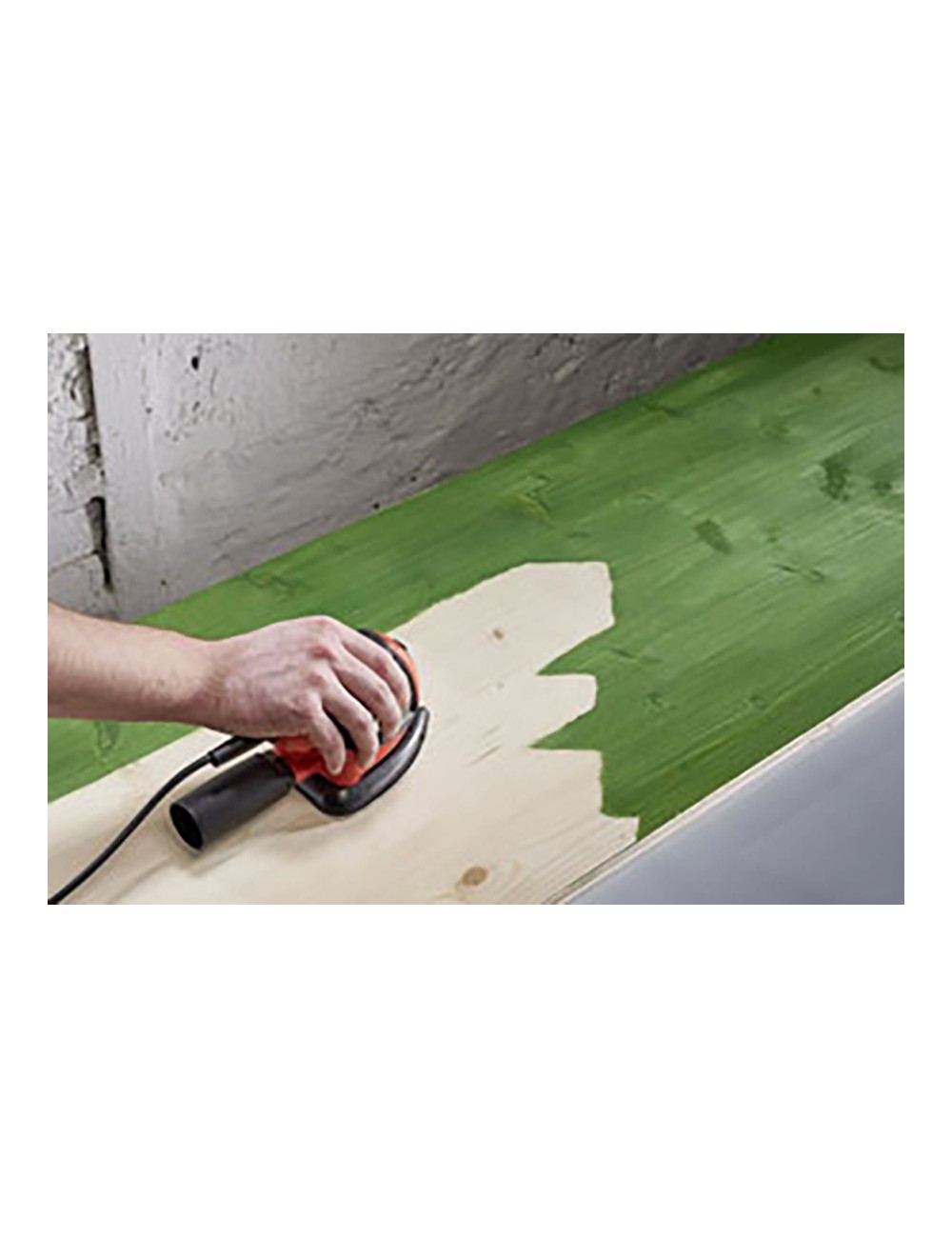 Hojas de lijar adhesivas de corindón perforadas 96 x 136 mm, grano 240, pack 10 uds