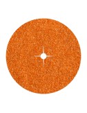 Discos de papel abrasivo de corindón ø125 mm, grano 80, pack 10 uds