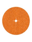 Discos de papel abrasivo de corindón ø125 mm, grano 120, pack 10 uds