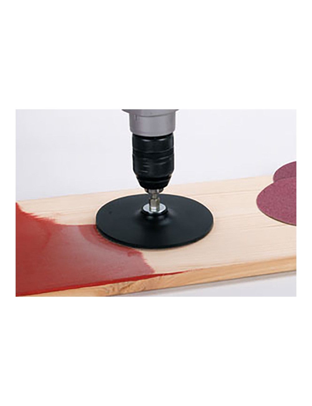 Plato de goma vástago 8mm ø125mm 2020000 wolfcraft