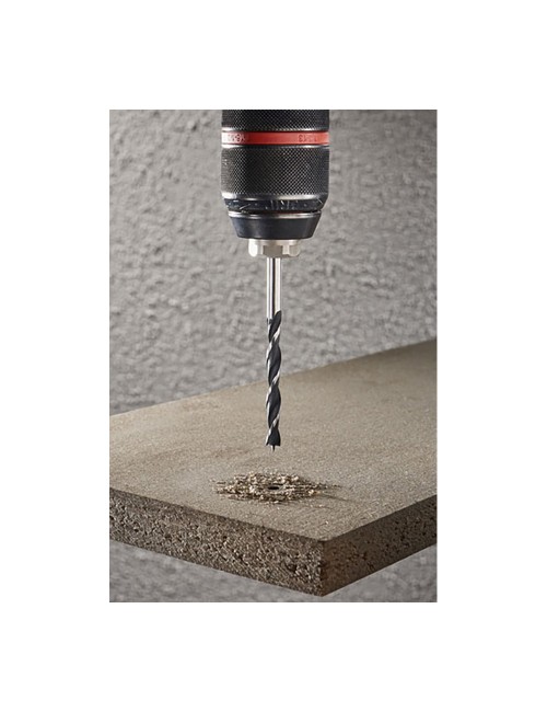 Brocas espiral para madera, juego de 6 piezas