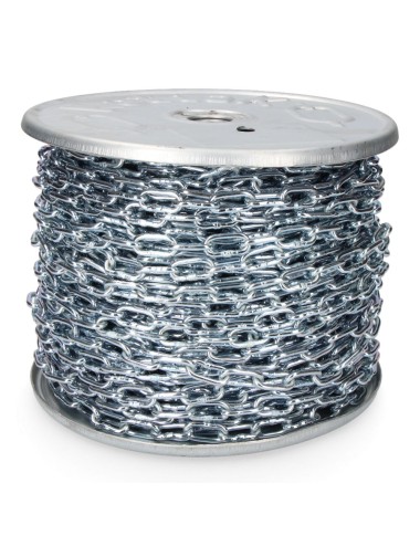 Bobina pequeña cadena zincada ø4mm (10kg) 34m katiak