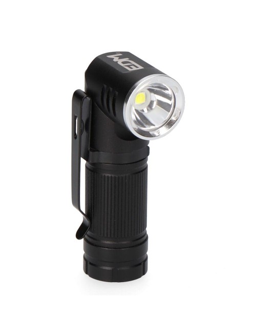 Mini linterna led nano vortex, direccionable, aluminio, recargable, 8w 450 lm