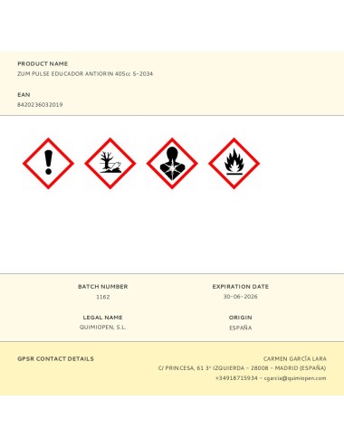 Zum pulse educador antiorin 405cc s-2034