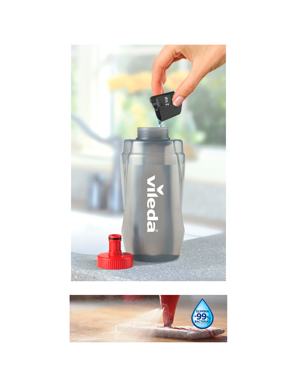 Sistema de fregado 1-2 spray max