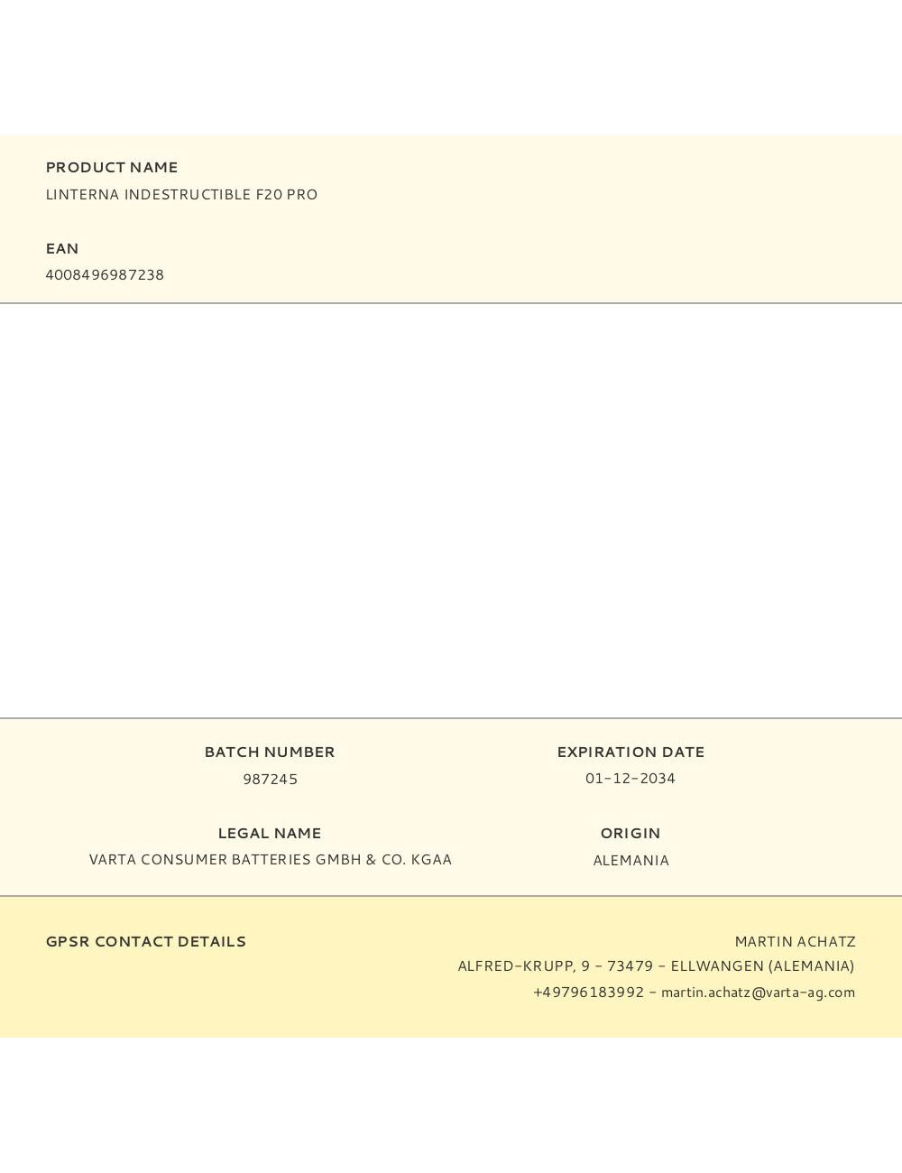 Linterna indestructible f20 pro