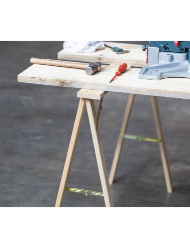 Caballete pino macizo plegable kipli 73,5x79,5x40cm astigarraga