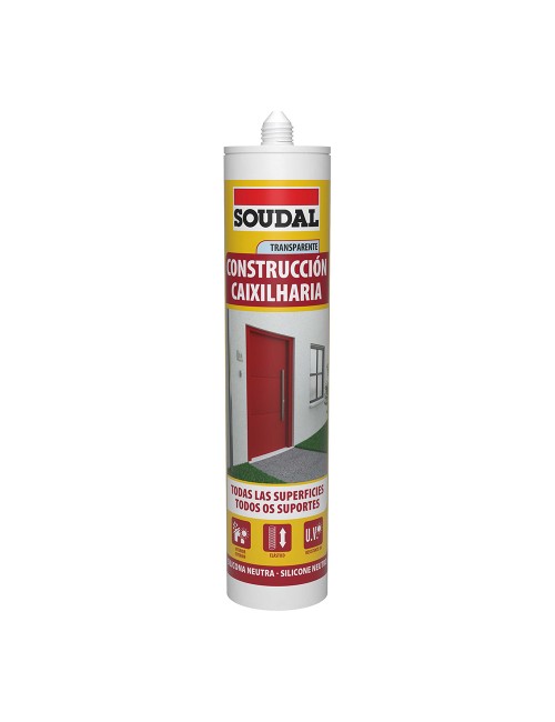 Silicona neutra construcción transparente 290 ml