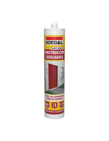 Silicona neutra construcción blanca 290 ml