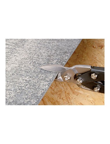 Tijera para chapa cortes rectos 260 mm