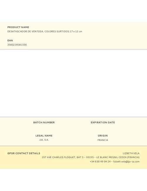 Desatascador de ventosa, 17 x 12 cm