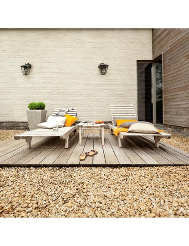 Aplique exterior creek e27 60 w sin bombilla, color negro, luz hacia abajo