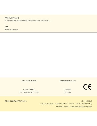 Enrollador automatico rotoroll evolution 20 m