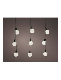 Guirnalda bombillas para exterior forma de globo ip44 3m 12 leds