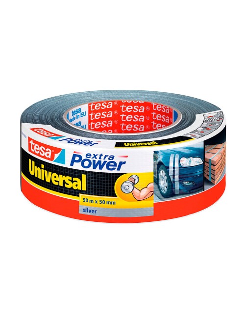 Cinta universal plata 50 mm x 50 m