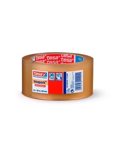 Cinta de embalar poliolefina transparente 50 mm x 66 m