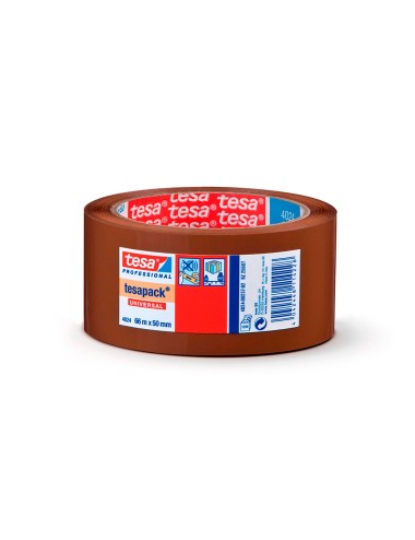 Cinta de embalar poliolefina marrón 50 mm x 66 m