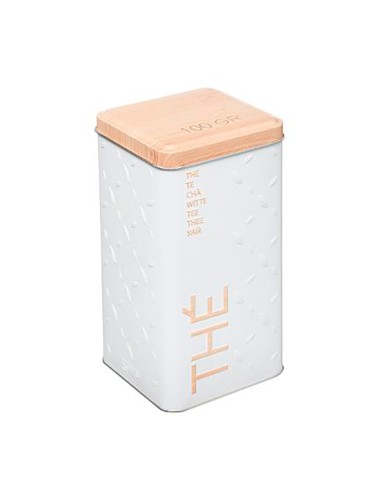 Caja metálica modelo scandi nature para té 100 g