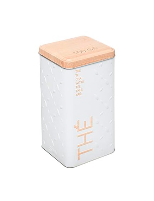 Caja metálica modelo scandi nature para té 100 g