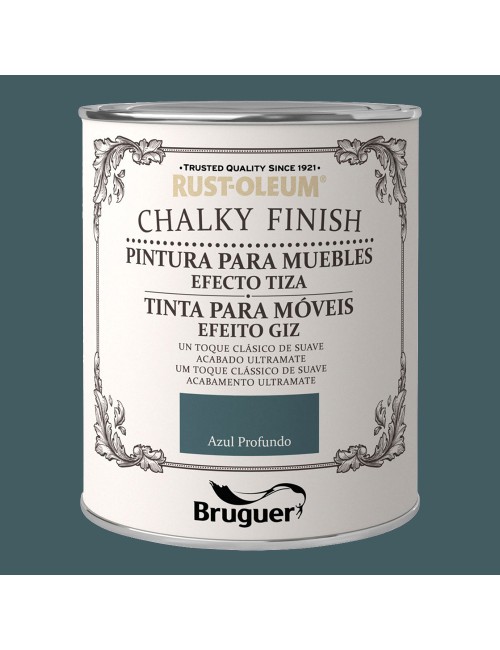 Rust-oleum chalky finish muebles azul profundo, 750 ml