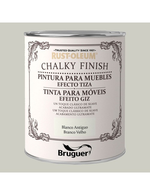 Rust-oleum chalky finish muebles blanco antiguo 750 ml
