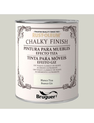 Rust-oleum chalky finish muebles blanco tiza 125 ml