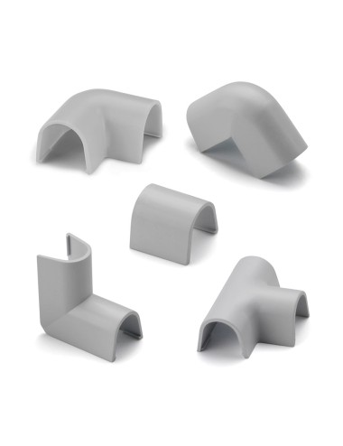 Enlaces surtidos para cablefix gris metalizado 2201, blister 10 unidades