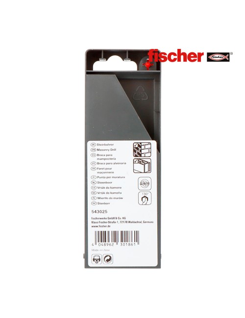 Brocas percusión, juego 5 piezas s ø4,00 / 5,00 / 6,00 / 8,00 / 10,00 mm