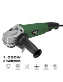 Amoladora angular electrica con maletin, ø125 mm, 1050 w