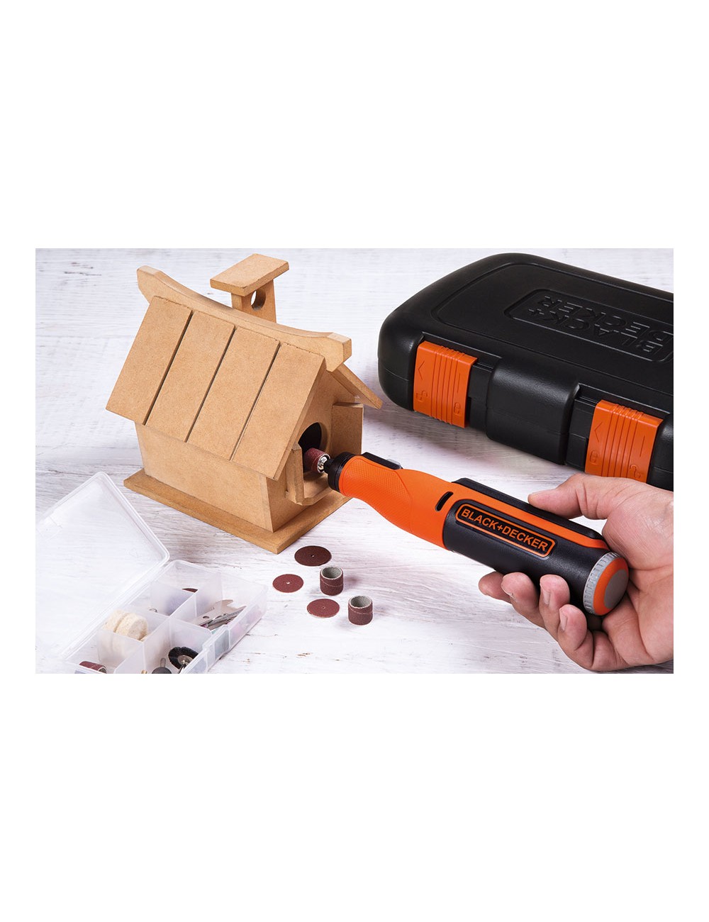 Multi-herramienta rotativa 7,2v bcrt8ik-xj black+decker