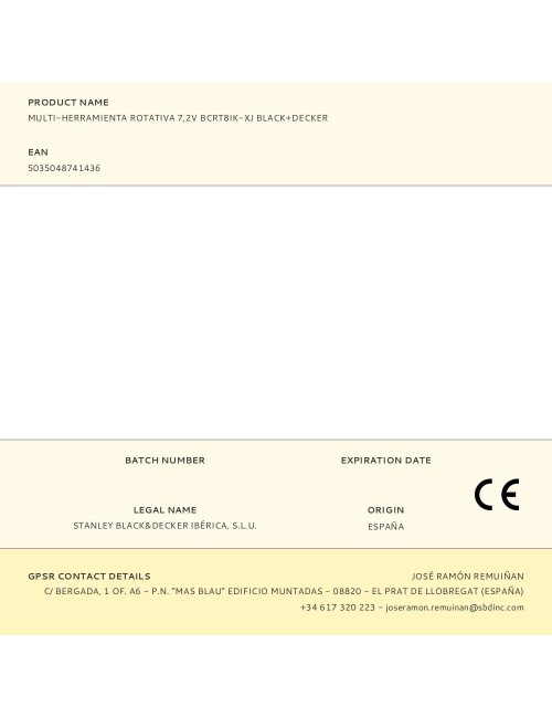 Multi-herramienta rotativa 7,2v bcrt8ik-xj black+decker