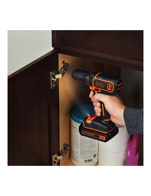Taladro atornillador 18v bdcdc18k-qw black+decker