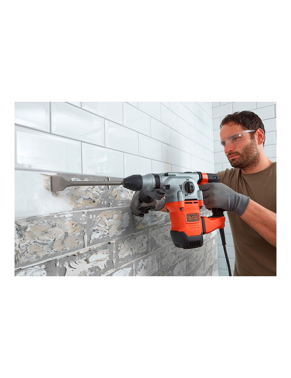 Martillo sds-plus 1250w behs03k-qs black+decker